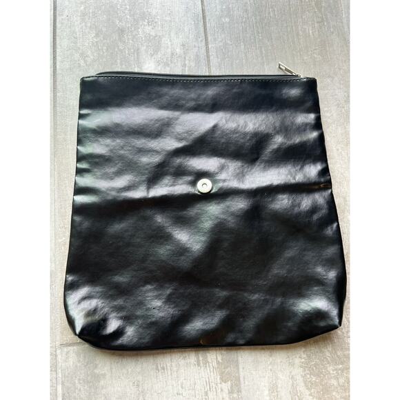 Los Angeles Boutique Leatherette Roll Foldable Package Clutch Purse Handbag Bag - Picture 6 of 11